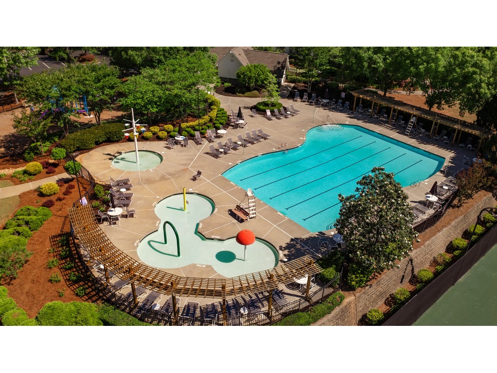 Pool Splash Aerial